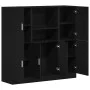 Mueble de cocina 3 piezas madera contrachapada negro by , Shelves and shelves - Ref: Foro24-3324152, Price: 286,15 €, Discoun...