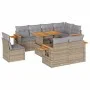 Set sofás jardín y cojines 9 pzas ratán sintético acacia beige von , Gartensets - Ref: Foro24-3327615, Preis: 667,11 €, Rabat...