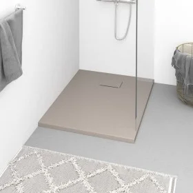 Plato de ducha SMC marrón 90x70 cm de vidaXL, Platos de ducha - Ref: Foro24-148923, Precio: 130,32 €, Descuento: %