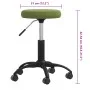 Taburete de masaje terciopelo verde claro by , massage chairs - Ref: Foro24-3085740, Price: 45,50 €, Discount: %