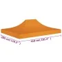 Techo de carpa para celebraciones naranja 4x3 m 270 g/m² de vidaXL, Cubiertas para carpas y cenadores - Ref: Foro24-315355, P...