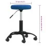Taburete de masajes terciopelo Azul von , Massagesessel - Ref: Foro24-3085742, Preis: 46,17 €, Rabatt: %