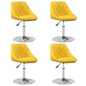 Sillas de comedor giratorias 4 uds terciopelo amarillo mostaza von , Essstühle - Ref: Foro24-3088765, Preis: 188,40 €, Rabatt: %