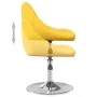 Sillas de comedor giratorias 4 uds terciopelo amarillo mostaza de , Sillas de comedor - Ref: Foro24-3088765, Precio: 188,37 €...