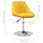 Sillas de comedor giratorias 4 uds terciopelo amarillo mostaza von , Essstühle - Ref: Foro24-3088765, Preis: 191,18 €, Rabatt: %