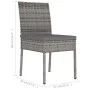 Garden dining chairs 2 units gray synthetic rattan by vidaXL, Garden chairs - Ref: Foro24-315108, Price: 100,50 €, Discount: %