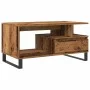 Mesa de centro madera ingeniería madera envejecida 90x49x45 cm von , Couchtisch - Ref: Foro24-857454, Preis: 84,65 €, Rabatt: %