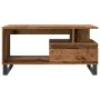 Mesa de centro madera ingeniería madera envejecida 90x49x45 cm von , Couchtisch - Ref: Foro24-857454, Preis: 84,65 €, Rabatt: %