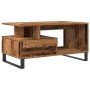 Mesa de centro madera ingeniería madera envejecida 90x49x45 cm von , Couchtisch - Ref: Foro24-857454, Preis: 86,66 €, Rabatt: %