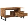 Mesa de centro madera ingeniería madera envejecida 90x49x45 cm von , Couchtisch - Ref: Foro24-857454, Preis: 84,65 €, Rabatt: %