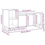 Mueble para TV madera ingeniería madera envejecida 100x35x55 cm von , TV-Möbel - Ref: Foro24-857456, Preis: 77,22 €, Rabatt: %
