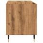 Mueble discos madera de ingeniería roble artisan 84,5x38x48 cm by , Closets and storage - Ref: Foro24-857241, Price: 69,16 €,...