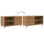 Mueble discos madera de ingeniería roble artisan 84,5x38x48 cm by , Closets and storage - Ref: Foro24-857241, Price: 69,16 €,...