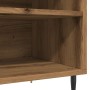 Mueble discos madera de ingeniería roble artisan 84,5x38x48 cm by , Closets and storage - Ref: Foro24-857241, Price: 69,16 €,...