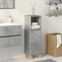 Armario de baño madera contrachapada gris hormigón 30x30x100 cm de , Muebles de baño - Ref: Foro24-857107, Precio: 46,00 €, D...