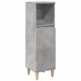 Armario de baño madera contrachapada gris hormigón 30x30x100 cm by , Bathroom furniture - Ref: Foro24-857107, Price: 44,61 €,...