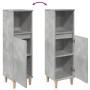 Armario de baño madera contrachapada gris hormigón 30x30x100 cm by , Bathroom furniture - Ref: Foro24-857107, Price: 44,61 €,...