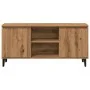 Mueble para TV madera de ingeniería roble artisan 102x35x50 cm by , TV Furniture - Ref: Foro24-856431, Price: 79,47 €, Discou...