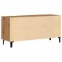 Mueble para TV madera de ingeniería roble artisan 102x35x50 cm by , TV Furniture - Ref: Foro24-856431, Price: 79,47 €, Discou...