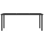 Esstisch für den Garten synthetisches Rattan schwarz 180x70x73 cm von vidaXL, Gartentische - Ref: Foro24-315116, Preis: 194,8...