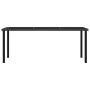 Synthetic black rattan garden dining table 180x70x73 cm by vidaXL, Garden tables - Ref: Foro24-315116, Price: 186,75 €, Disco...