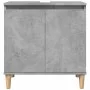 Mueble de lavabo madera contrachapada gris hormigón 58x33x60cm de , Tocadores de baño - Ref: Foro24-857113, Precio: 47,82 €, ...