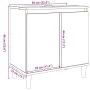 Mueble de lavabo madera contrachapada gris hormigón 58x33x60cm de , Tocadores de baño - Ref: Foro24-857113, Precio: 47,82 €, ...