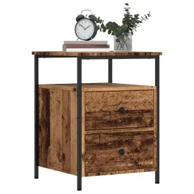 Mesitas de noche 2 uds madera ingeniería envejecida 44x45x60 cm by , Nightstands - Ref: Foro24-857255, Price: 114,10 €, Disco...