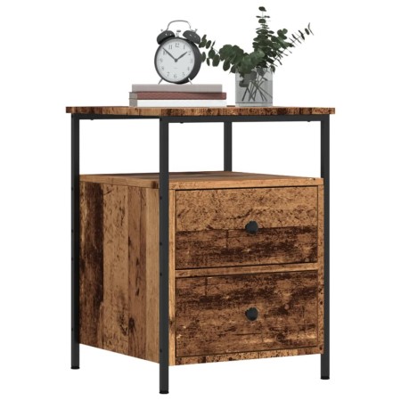 Mesitas de noche 2 uds madera ingeniería envejecida 44x45x60 cm von , Nachttische - Ref: Foro24-857255, Preis: 116,51 €, Raba...