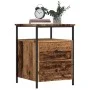 Mesitas de noche 2 uds madera ingeniería envejecida 44x45x60 cm by , Nightstands - Ref: Foro24-857255, Price: 114,60 €, Disco...