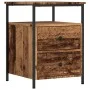 Mesitas de noche 2 uds madera ingeniería envejecida 44x45x60 cm by , Nightstands - Ref: Foro24-857255, Price: 114,60 €, Disco...