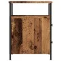 Mesitas de noche 2 uds madera ingeniería envejecida 44x45x60 cm by , Nightstands - Ref: Foro24-857255, Price: 114,60 €, Disco...