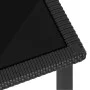 Synthetic black rattan garden dining table 180x70x73 cm by vidaXL, Garden tables - Ref: Foro24-315116, Price: 186,75 €, Disco...