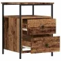 Mesitas de noche 2 uds madera ingeniería envejecida 44x45x60 cm by , Nightstands - Ref: Foro24-857255, Price: 114,60 €, Disco...