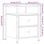 Mesitas de noche 2 uds madera ingeniería envejecida 44x45x60 cm by , Nightstands - Ref: Foro24-857255, Price: 114,60 €, Disco...