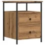 Mesitas noche 2 uds madera ingeniería roble artisan 44x45x60 cm by , Nightstands - Ref: Foro24-857257, Price: 126,97 €, Disco...