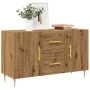 Aparador de madera de ingeniería roble artisan 100x36x60 cm de , Aparadores - Ref: Foro24-857319, Precio: 98,83 €, Descuento: %