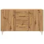 Aparador de madera de ingeniería roble artisan 100x36x60 cm de , Aparadores - Ref: Foro24-857319, Precio: 98,83 €, Descuento: %