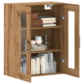 Aparador de madera de ingeniería roble artisan 69,5x34x90 cm by , Sideboards - Ref: Foro24-857333, Price: 92,25 €, Discount: %