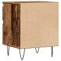 Mesita de noche madera ingeniería madera envejecida 40x35x50 cm by , Nightstands - Ref: Foro24-857416, Price: 46,59 €, Discou...