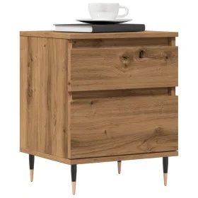 Mesitas de noche 2 uds madera roble artisian 40x35x50 cm by , Nightstands - Ref: Foro24-857399, Price: 99,73 €, Discount: %