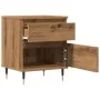 Mesitas de noche 2 uds madera roble artisian 40x35x50 cm de , Mesitas de noche - Ref: Foro24-857399, Precio: 99,73 €, Descuen...