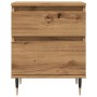 Mesitas de noche 2 uds madera roble artisian 40x35x50 cm de , Mesitas de noche - Ref: Foro24-857399, Precio: 101,49 €, Descue...