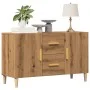 Aparador de madera de ingeniería roble artisan 100x36x60 cm by , Sideboards - Ref: Foro24-856903, Price: 94,09 €, Discount: %