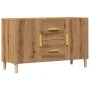 Aparador de madera de ingeniería roble artisan 100x36x60 cm by , Sideboards - Ref: Foro24-856903, Price: 94,09 €, Discount: %