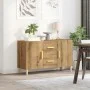 Aparador de madera de ingeniería roble artisan 100x36x60 cm by , Sideboards - Ref: Foro24-856903, Price: 94,09 €, Discount: %