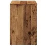 Banco zapatero madera ingeniería madera envejecida 60x30x45 cm von , Schuhregale und Schuhorganisatoren - Ref: Foro24-856754,...