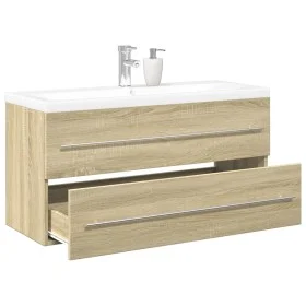 Set de muebles de baño 2 pzas madera contrachapada roble Sonoma von , Badezimmermöbel - Ref: Foro24-3325048, Preis: 291,11 €,...