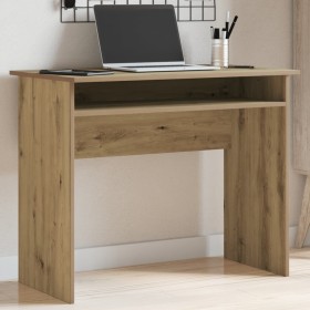 Escritorio de madera de ingeniería roble artisan 90x50x74 cm by , Desks - Ref: Foro24-855977, Price: 72,84 €, Discount: %