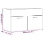 Mueble de lavabo madera de ingeniería envejecida 80x38,5x46 cm by , Bathroom furniture - Ref: Foro24-856211, Price: 53,45 €, ...